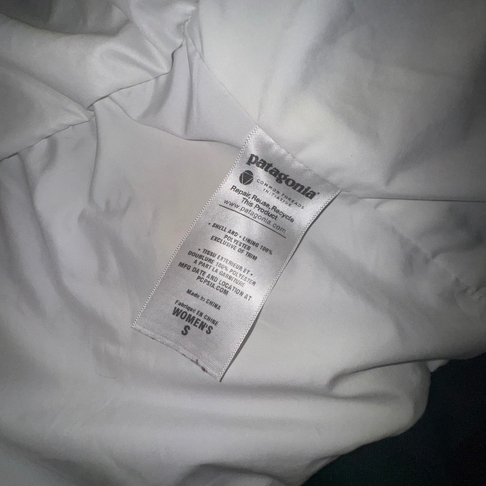 Patagonia H2No Black Waterproof SoftShell Jacket Womens Small Ski Snowboard Coat - Picture 10 of 13